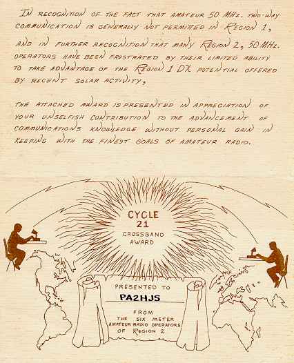 Cycle 21 award